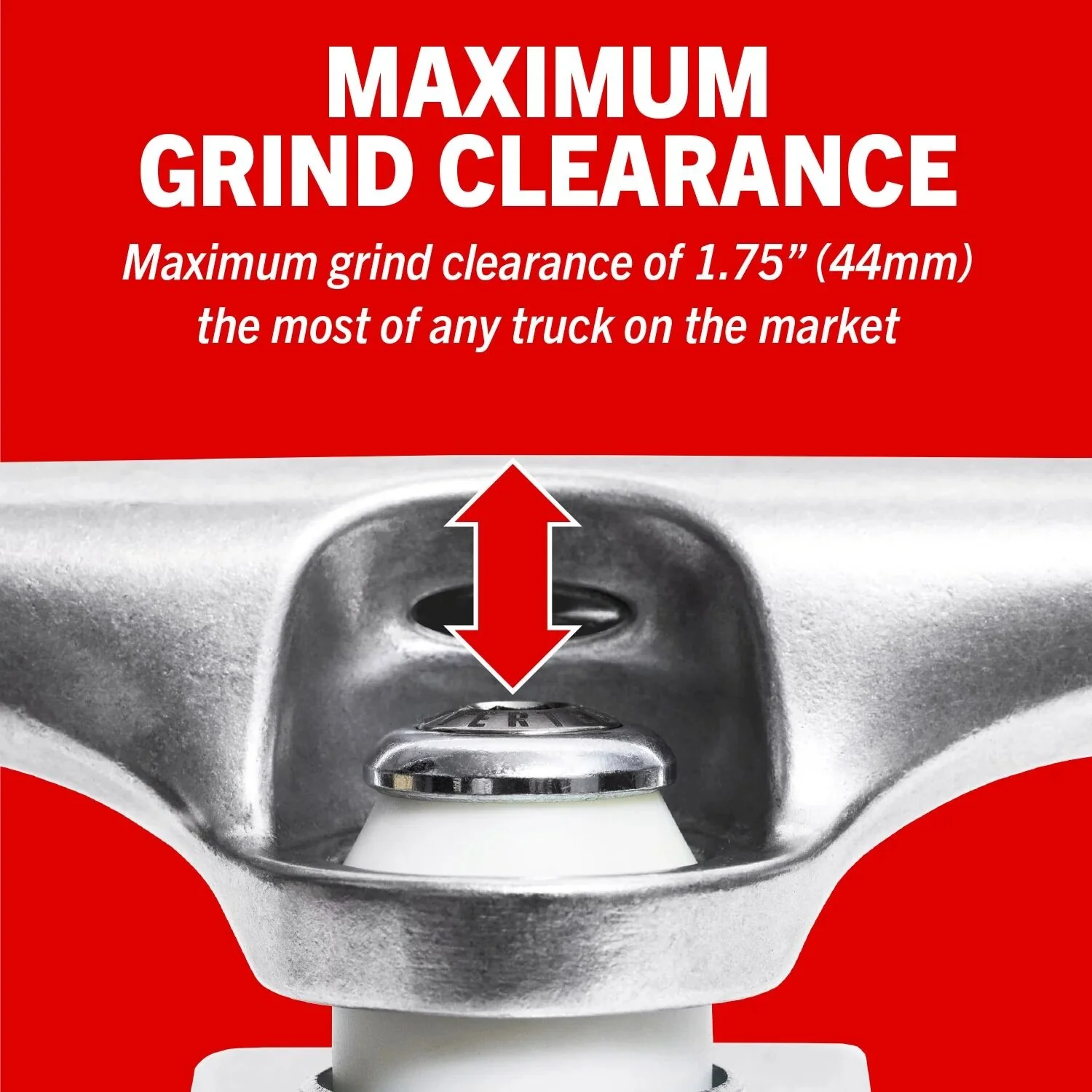 Ace - Polished Silver 77 AF1 Inverted Skateboard Trucks - Image 7