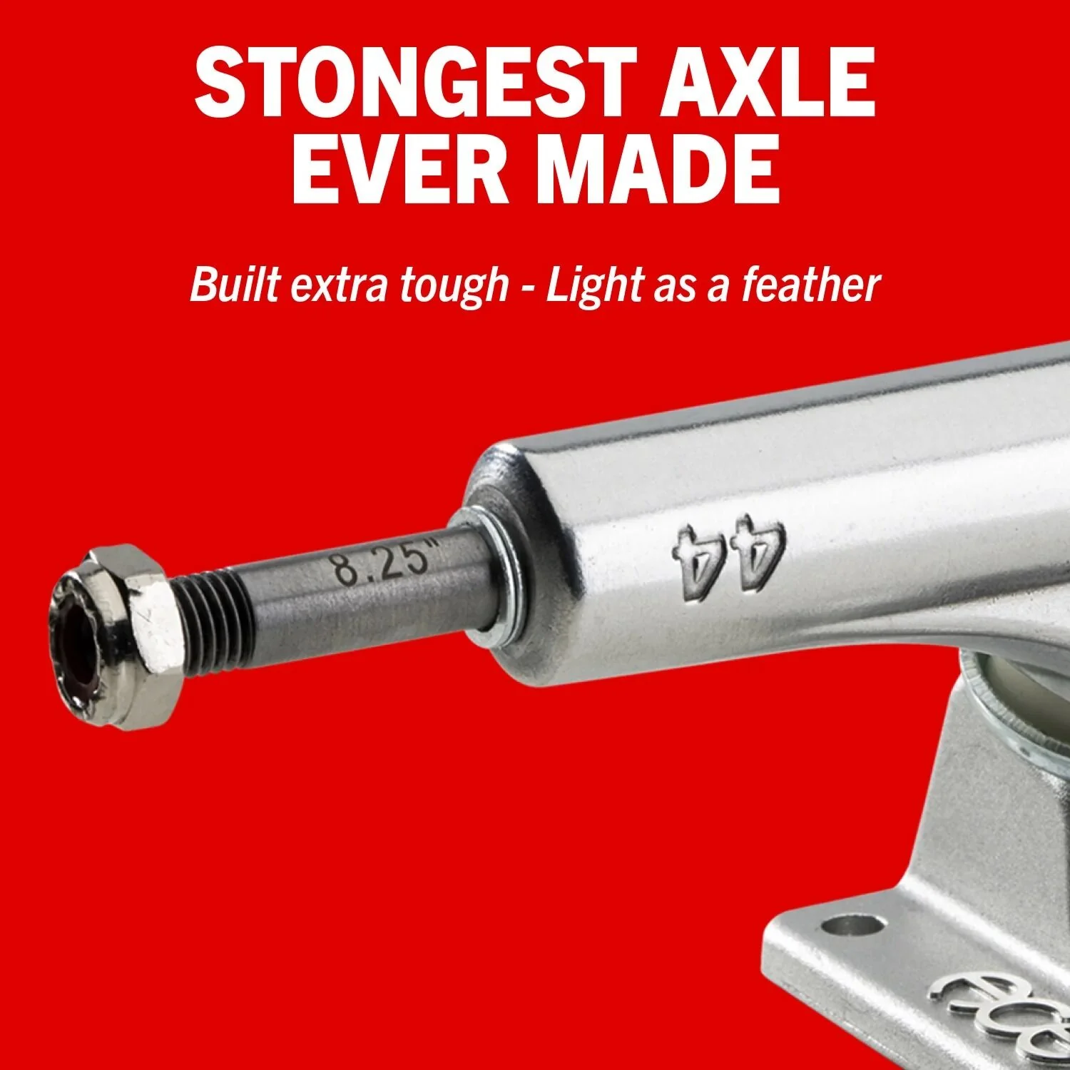 Ace - Polished Silver 77 AF1 Inverted Skateboard Trucks - Image 9