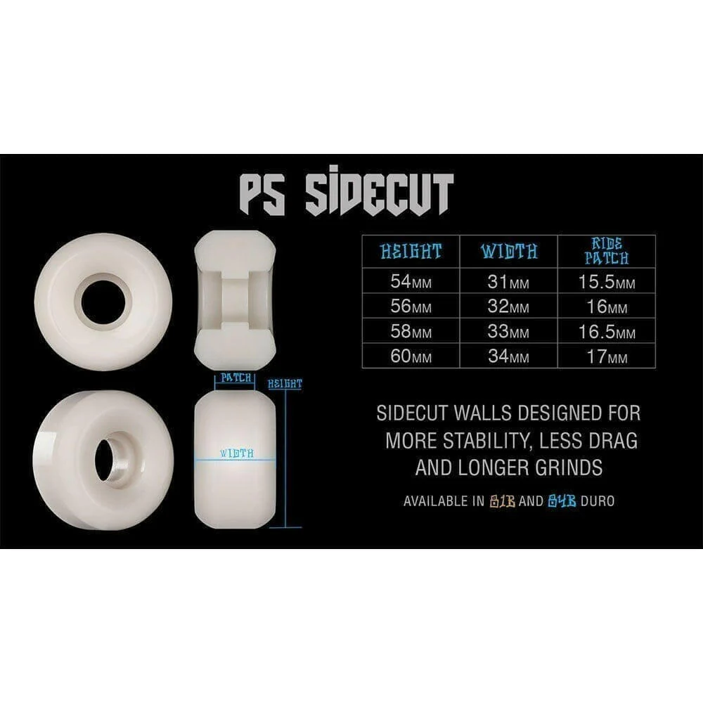 Bones - Scorpeedo 58MM 104A P5 Sidecut SPF Skateboard Wheels - Image 3