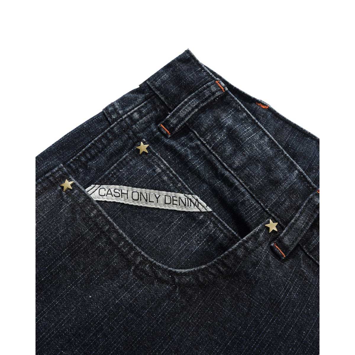 Cash Only - Company Denim Shorts Distress Washed Midnight - Image 4