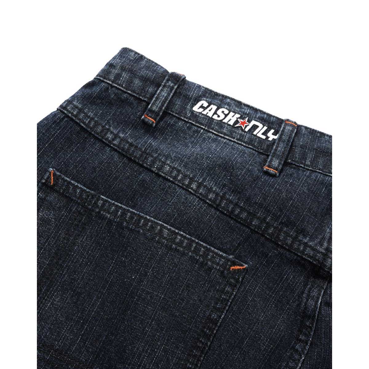 Cash Only - Company Denim Shorts Distress Washed Midnight - Image 5