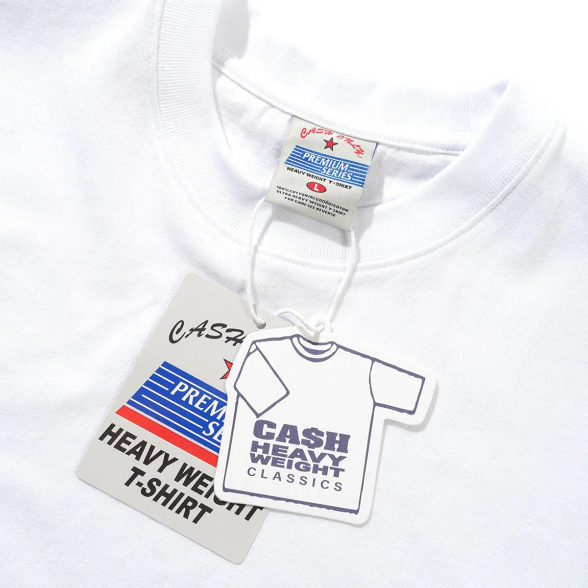 Cash Only - Heavy-Weight Tee White - Image 3