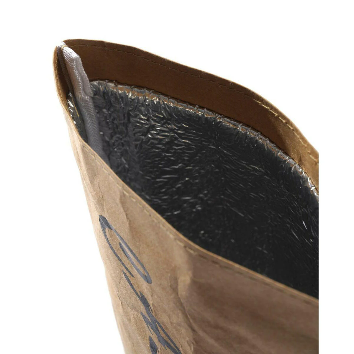 Cash Only - Insulated Tyvek Brown Paper Bag - Image 3