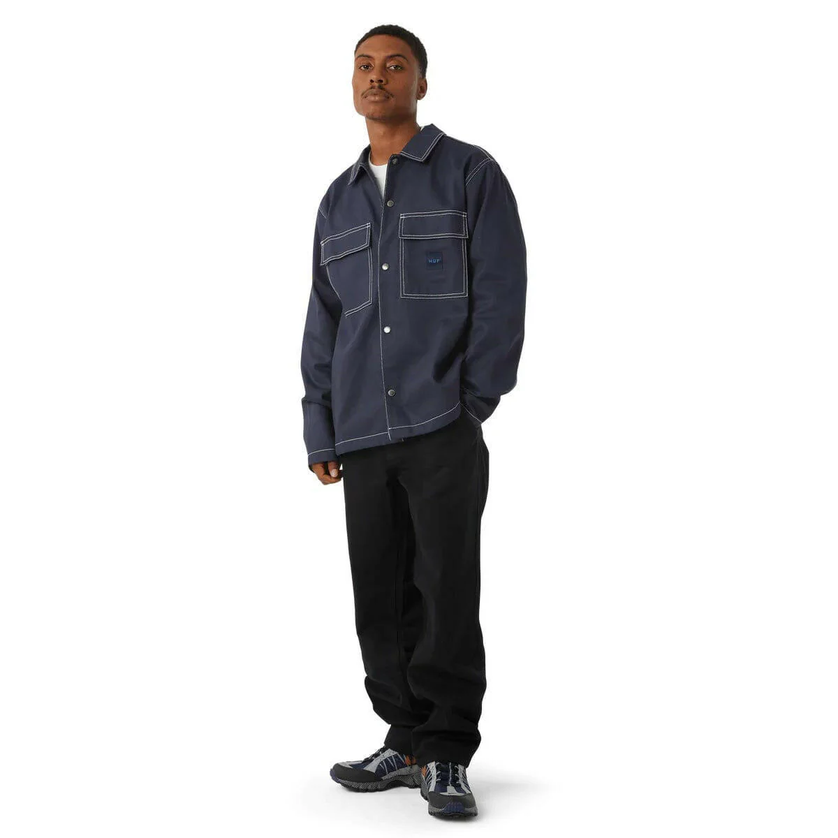 Huf - Mason Shacket Navy - Image 4