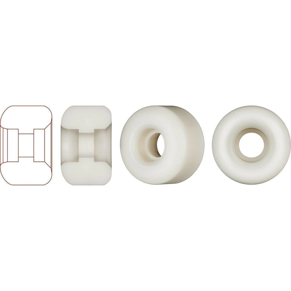 Powell Peralta - Nano Rats Dragon Formula 52MM X 34MM 88A Skateboard Wheels - Image 4