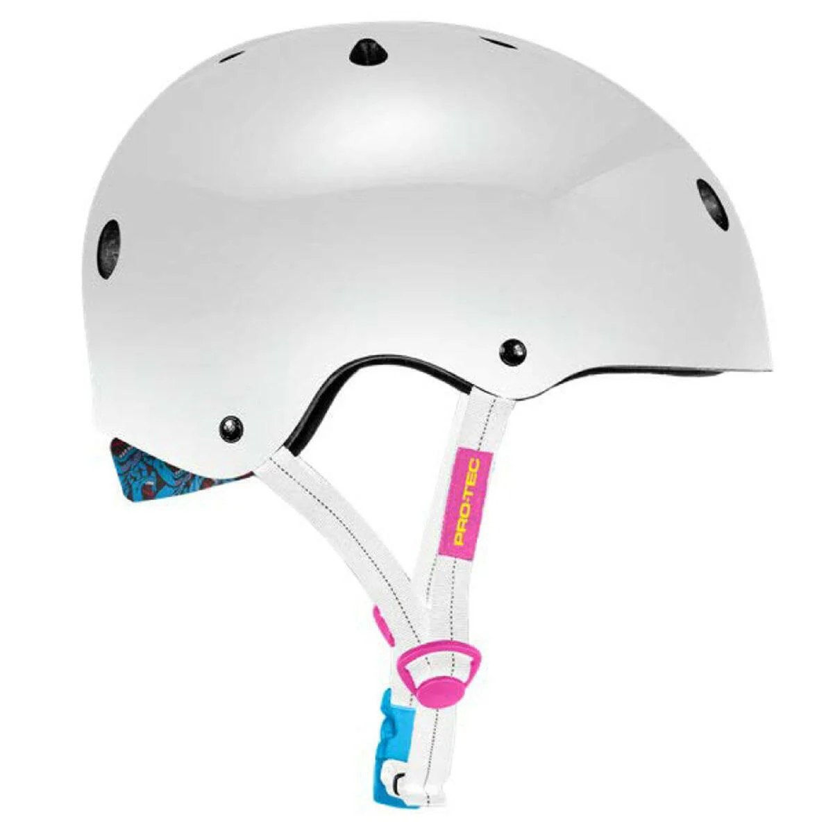 Pro Tec - Low Pro Certified Helmet Santa Cruz Gloss White - Image 3