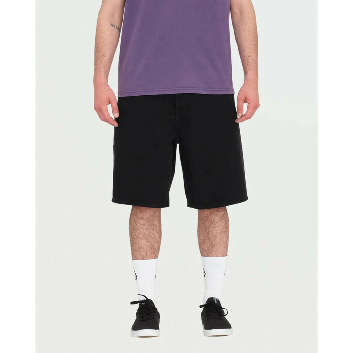 Volcom - Billow Denim Shorts Black - Image 3